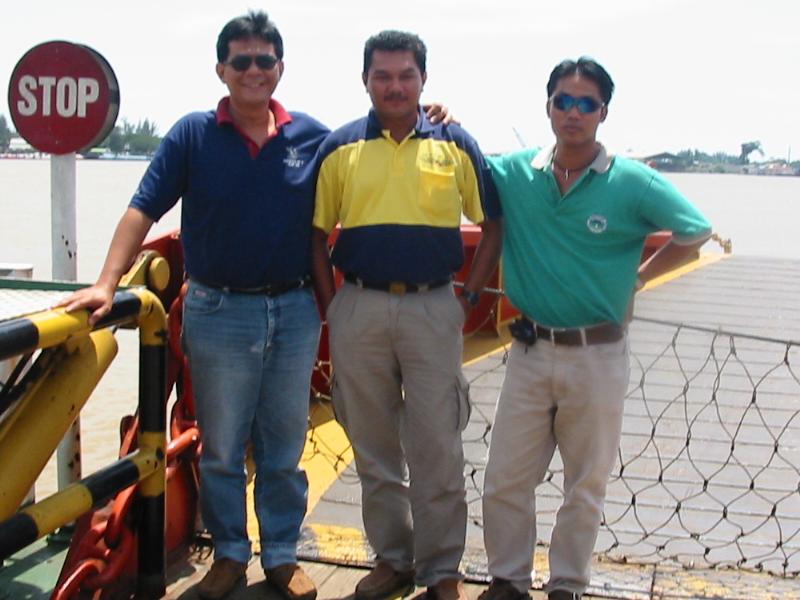 Ferry at Kuala Sungai Baram, Miri