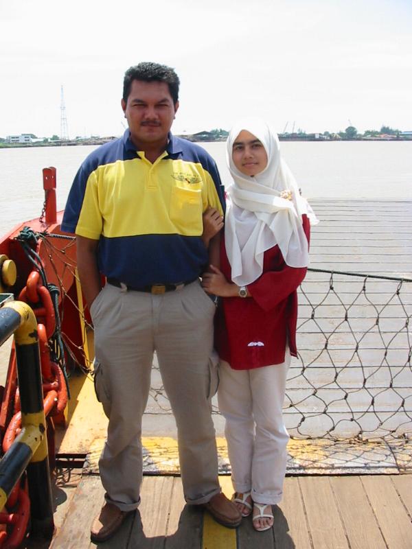 Roszaidi and his wife