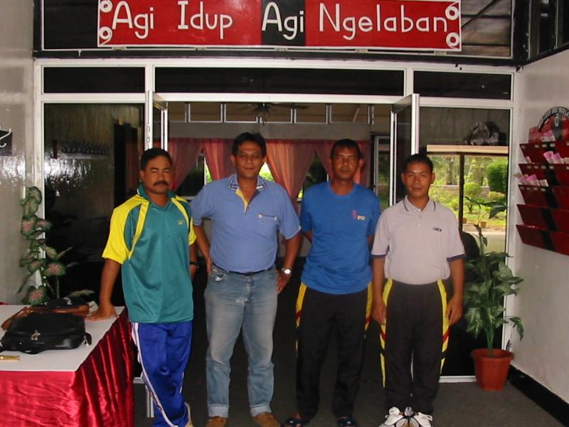 Wisma Perwira, Sibu, with 3 RRD officers