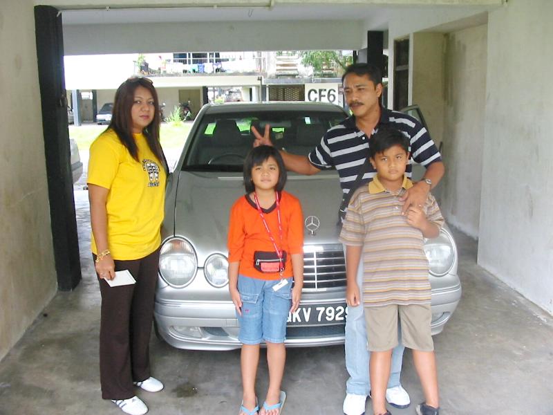 Ridzuan's Mercedes in Kuching